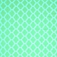 thumbnail image 1 of Ahgly Company Machine Washable Indoor Square Trellis Turquoise Blue Modern Area Rugs, 3' Square, 1 of 4