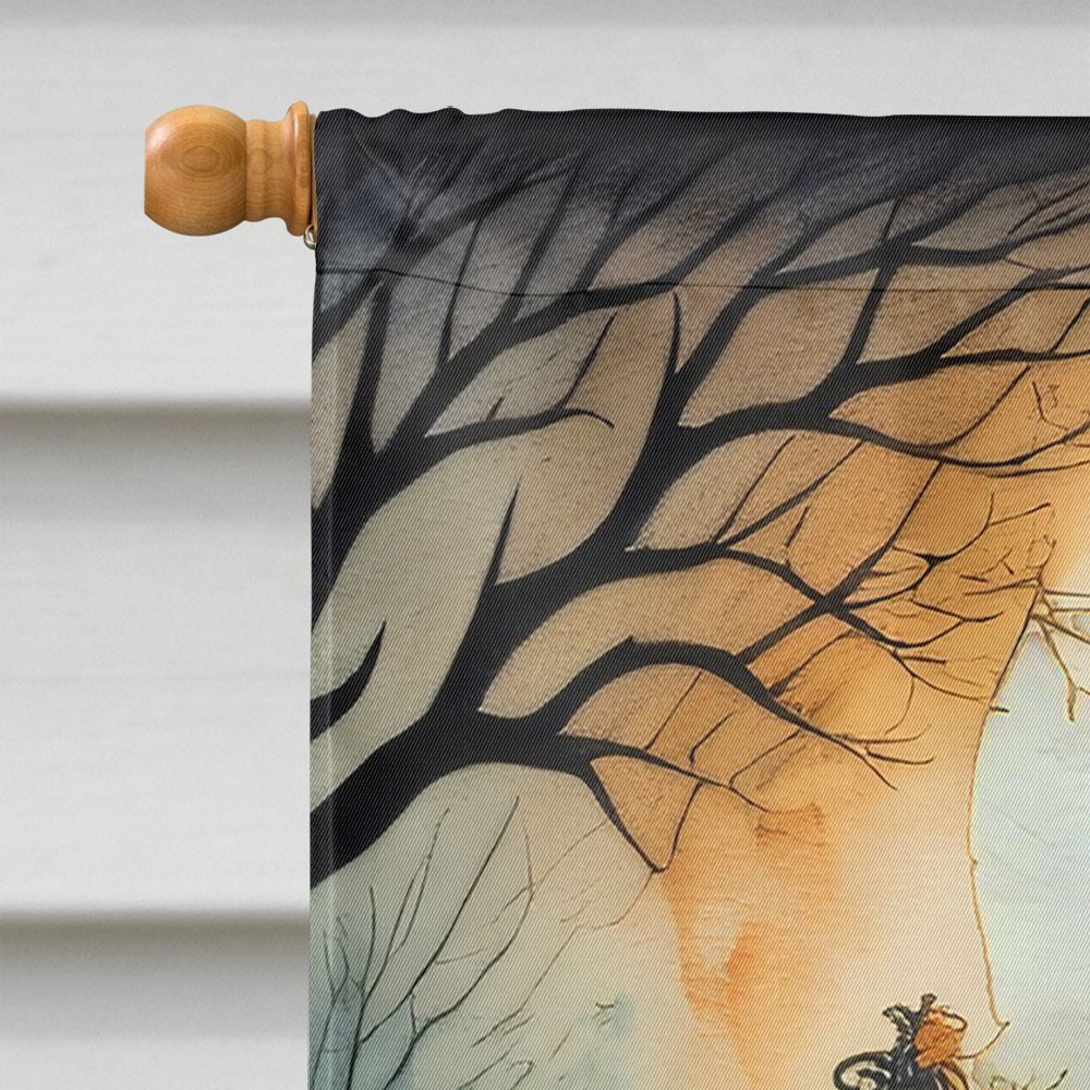 28x40 Inch Double-Sided Halloween Decorative Pole Flag for Outdoor Home Display