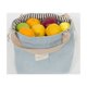 thumbnail image 2 of Bolsa de almuerzo de pana Laklulu, bolsa tipo lonchera para mujeres, trabajadoras de oficina y estudiantes, AZUL (Azul) (Azul), 2 of 3