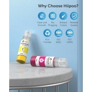 Hiipoo Ink Refill Bottles Replacement for ET-5850 ET-5880 ET-5170 ET-16600 ET-16650 ST-C8000 Printers Replacement for Refill Bottles for ET-5850 ET-5880 (4 Pack)