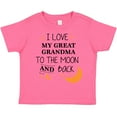 thumbnail image 3 of Inktastic I Love My Great Grandma to the Moon and Back Boys or Girls Toddler T-Shirt, 3 of 5