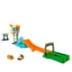 thumbnail image 1 of Hot Wheels Track Set & Toy Cars, RacerVerse Jurassic World Blue’s Raptor Rush Track Set with 2 Die-Cast Racers: Blue The Dinosaur & Owen, 1 of 5