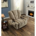 Serta Big & Tall Memory Foam Massage Recliner with USB Charging