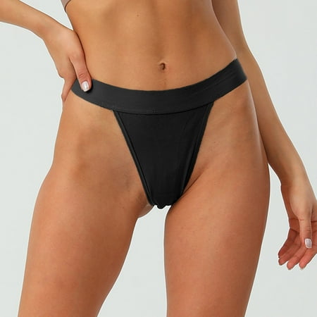 

LEEy-world Underwear Women Pleated Little Fresh Cotton Briefs For Women With Wooden Edging Breathable Briefs For Girls Black