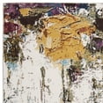 thumbnail image 5 of SAFAVIEH Aria Caelestinus Abstract Area Rug, Cream/Olive, 6'5" x 6'5" Square, 5 of 7