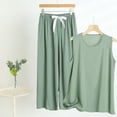 thumbnail image 2 of fatyb Plus Size Womens Summer Outfits Sleeveless Tank Tops Loungewear Pants Comfy Pajama Sets 3XL-5XL, 2 of 3