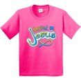 thumbnail image 3 of Inktastic Hooked on Jesus Christian Youth T-Shirt, 3 of 5