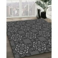 thumbnail image 3 of Ahgly Company Machine Washable Indoor Rectangle Transitional Charcoal Black Area Rugs, 3' x 5', 3 of 7