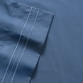thumbnail image 2 of 1800 Series 4 Piece Deep Pocket Bedroom Bed Sheet Set Split King - Denim, 2 of 2