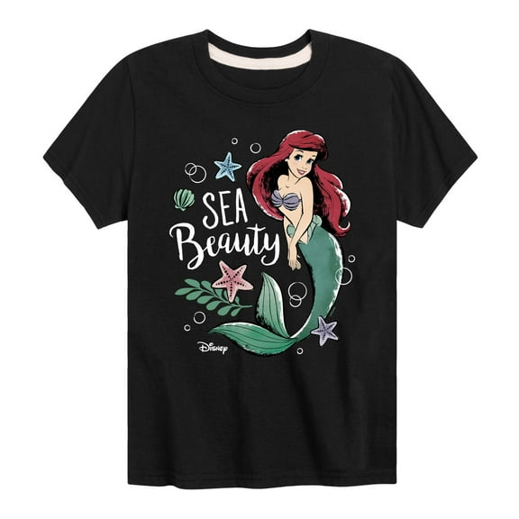 Disney - Ariel Sea Beauty - Toddler & Youth Short Sleeve Graphic T-Shirt