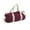 Burgundy/Off White, variant on Bagbase Plain Varsity Duffle/Duffel Bag (20 Liters)
