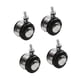 thumbnail image 5 of 4 ruedas giratorias de 2 pulgadas, silenciosas, profesionales, universales e industriales. sin freno, 5 of 9