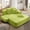 Lime Green, variant on Double Chaise Lounge Indoor, Oversized Boneless Couch, Plush Corduroy Floor Chair with Side Pocket, Adjustable Armrest, Upholstered Loveseat Sofa Bed for Living Room, Balcony, Forest Green
