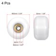 thumbnail image 2 of Uxcell Skateboard Wheels with Bearings Street Wheels for Skateboards Cruiser Wheel White, 2 of 5
