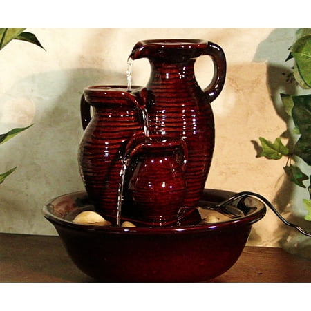 Walmart Credit Card Review >> Alpine Jar 3 Tiered Ceramic Tabletop Fountain - Walmart.com Walmart Credit Card Review >> Alpine Jar 3 Tiered Ceramic Tabletop Fountain - Walmart.com