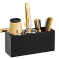 thumbnail image 1 of Soporte de pared NIUBEE para secador de pelo para baño (negro), 1 of 7