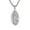 Silver Color, variant on Men's Halloween Virgin Mary 14K Yellow Gold Necklace Pendant Golden color Female Chain Guadalupe Virgin Mary Christian Jewelry