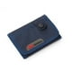 thumbnail image 1 of Sonducket Billeteras para hombre, monedero, tres pliegues, tarjetas cortas, estampado de letras, cerrojo, carpeta de dinero, bolso, monederos de Carteras Azul oscuro, 1 of 6
