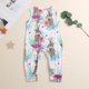 thumbnail image 4 of Body De Bebé Canastilla Onesies Para Niños Pequeños Pantalones Sin Mangas Mameluco Estampado De Conejito De Pascua Ropa Blanca Odeerbi LM103-1839, 4 of 8