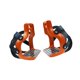 thumbnail image 5 of Estribos para montar a caballo antideslizantes, ligeros, resistentes, de aluminio profesional. Naranja, 5 of 9