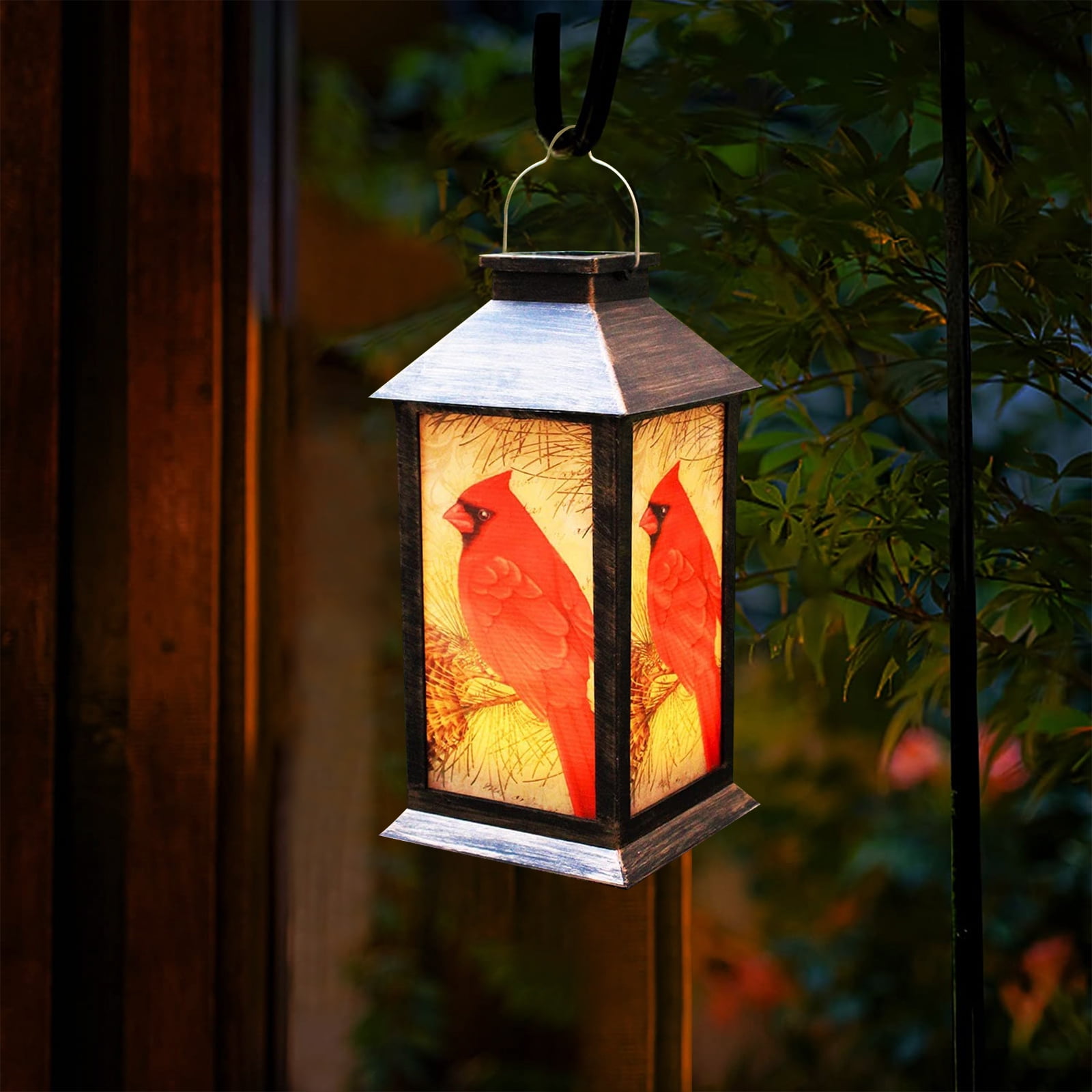 Solar Lantern Light, Outdoor LED Solar Cardinal Lights, Waterproof