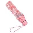 thumbnail image 2 of Lishi Transparent Folding Umbrella with Cherry Blossom Design - Pink Color, 2 of 3