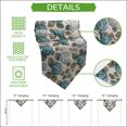 thumbnail image 5 of Teal Hydrangea Table Runner Linen Burlap Table Runner 70 Inches Long Retro Botanical Floral Farmhouse Dresser Scarves for Kitchen Island Coffee Dining Room Party Wedding Holiday Decoration 13"x70", 5 of 8