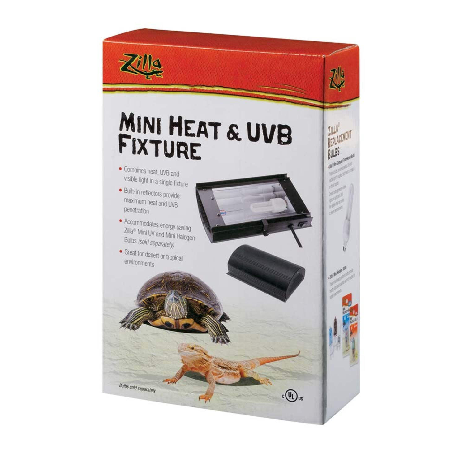 Zilla Mini Heat and UVB Reptile Fixture
