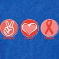 thumbnail image 2 of CafePress - Peace Red Hope - Cute Infant Baby Football Bodysuit, 2 of 3
