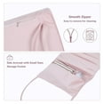thumbnail image 5 of 5PCS Glider Rocker Replacement Cushions Thick Soft Glider Cushions Replacement Set with Ottoman Cushion and Storage Pockets, Light Pink, 5 of 7