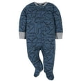 thumbnail image 3 of Gerber Baby Boy Sleep 'N Play Pajamas, 4-Pack, 3 of 7