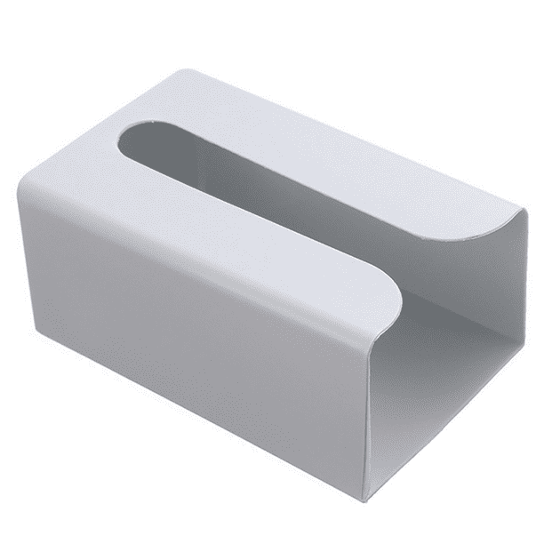 Caja de pañuelos de cocina, cajón montado en la pared, soporte para papel higiénico, caja de almacenamiento de papel higiénico, caja de pañuelos montada en la pared, sin necesidad de perforar