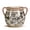 Grey, variant on BUYMAX Sage Green Ceramic Plant Pot, Vintage Two-Handle Flower Pot with Drainage Hole for Herbs & Succulents, Indoor Outdoor Farmhouse Decor