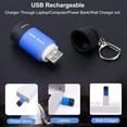 thumbnail image 4 of SIABC-Mini Porte-Clés Lampes de Poche USB Rechargeables, Petites Torches LED Colorées pour Enfants/adultes Randonnée Camping, Lampes de Poche Étanches pour Sac à Dos/ceinture, (Lot de 3), 4 of 4