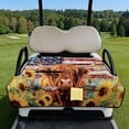 thumbnail image 2 of Whosucclay Foldable Design Golf Cart Accessories for EZGO Club Car, Breathable Fabric 4 Convenient Pockets Easy to Install & Clean, Sunflowers, 2 of 9