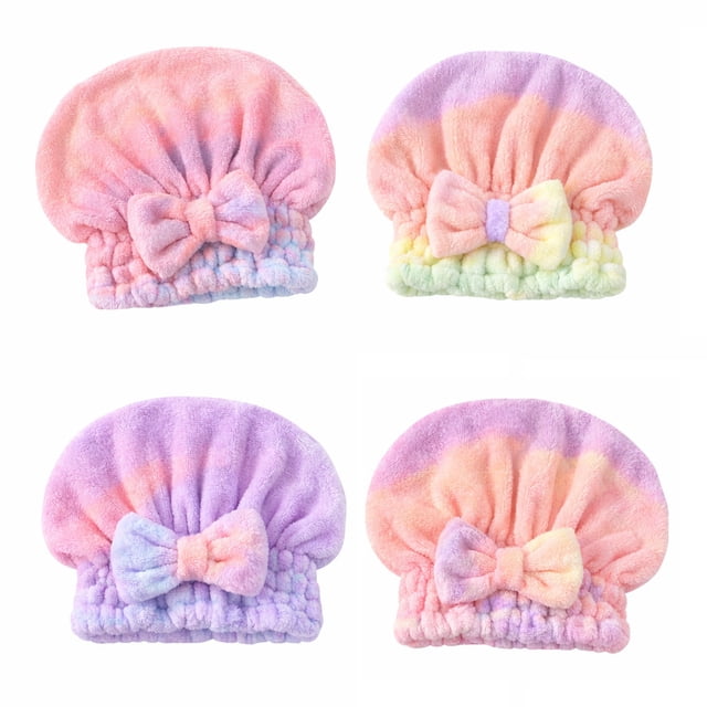 Toalla superabsorbente para cabello mojado, gorro de microfibra para secar el cabello, suave y de secado rápido, ideal para el hogar.
