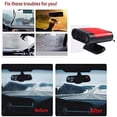 thumbnail image 5 of 12V 150W Car Heater, Portable Car Heater Cooling Fan, Car Defroster Defroster Fast Heating 1, 5 of 5