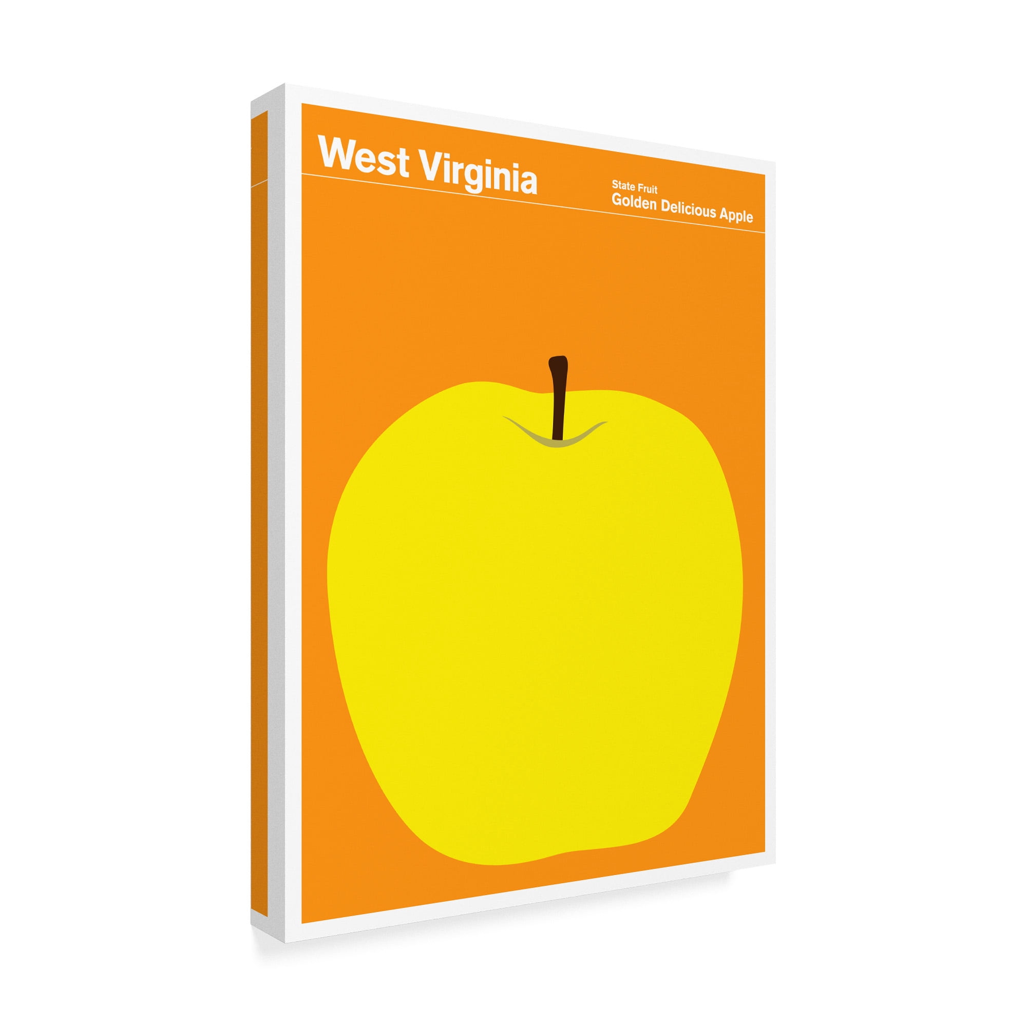 Trademark Fine Art 'West Virginia Apple' Canvas Art by Print Collection - Artist