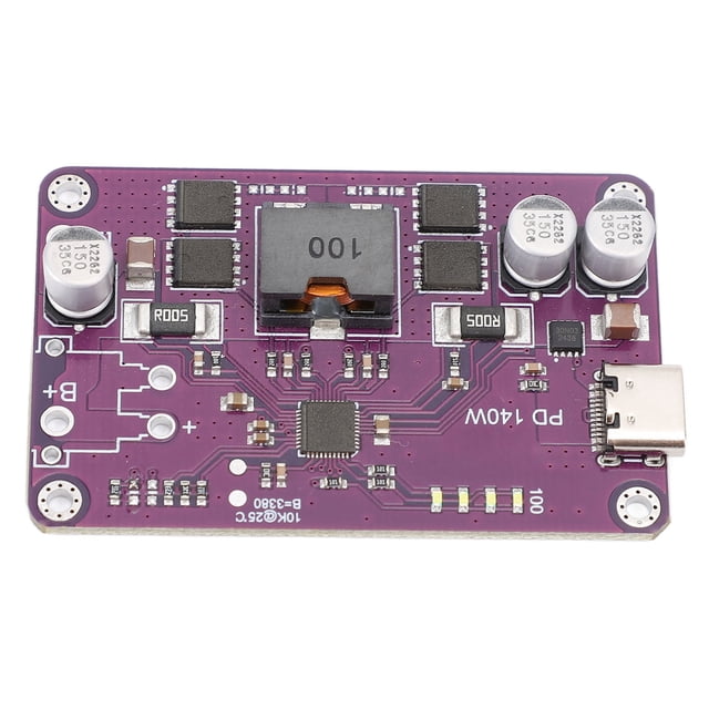 PD3.1 Module de Banque d'Alimentation 140W, PCB 5V 3A 20V 5A Module de Charge et de Décharge pour Tablettes Ordinateurs Portables