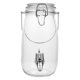 thumbnail image 3 of Handheld Beverage with Faucet Design for and Juice Storage Made of Stainless Steel and Glass Transparent 1Pc, 3 of 5