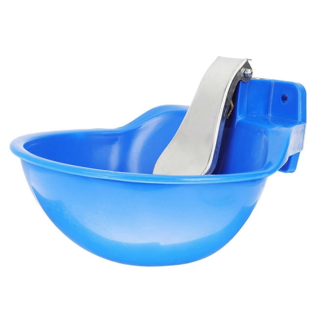 Automatic Drinking Fountain Bowls for Animals - Plastic Blue Sheep and Pet Water Bowl, 2L Capacity, Automatic Refill System