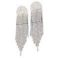 thumbnail image 1 of Pendientes De Borla De Araña De Cristal De Diamantes De Imitación Brillantes, Cadena Larga Llamativa, Pendientes Colgantes, Joyería, Regalo Para Mujeres O Niñas Kearding AP006879-02, 1 of 6