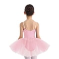 thumbnail image 3 of Doomiva Kids Girls Camisole Ballet Leotard Tutu Skirt Swan Lake Fancy Princess Dance Dress Ballerina Outfit Pink 6, 3 of 6