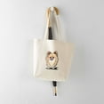 thumbnail image 5 of CafePress - Kiniart Bella Pom Tote Bag - Unisex Canvas Tote Bag, Beige, 1-Piece, 5 of 7