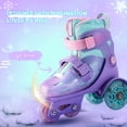thumbnail image 2 of Patines SULIFEEL ajustables para niños pequeños, para niñas y niños, 2 of 9