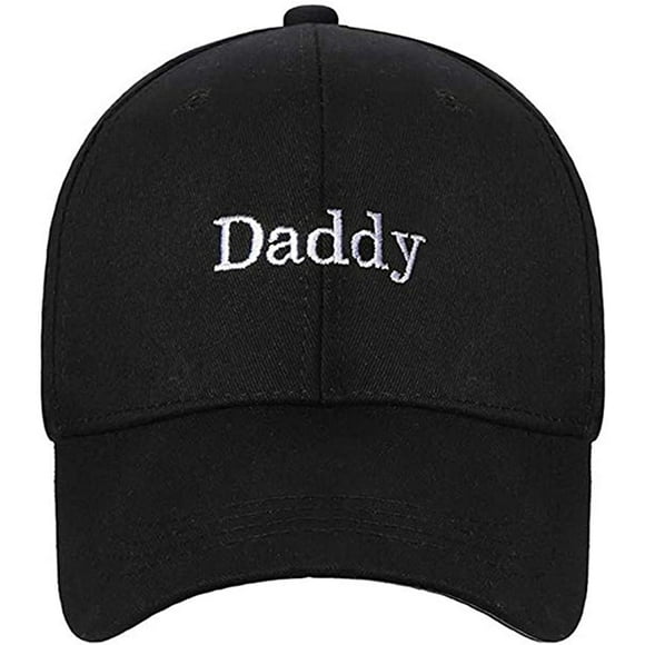Adjustable Baseball Cap Daddy Hat Headdress Dad-Cap Hat Sunhat Hip-Hop Flat Snapback Black