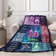 thumbnail image 5 of LHSHID Paready 18th Birthday Blanket Soft Flannel Throw Blanket Lightweight Cozy Birthday Blanket for Boys Girls Adults Comfortable Bed Blanket for Sofa Living Room Home Camping Couch 50x60in, 5 of 6