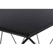 Serta at Home Element Geometric Side Table in Midnight Black