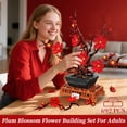 thumbnail image 2 of Set de construcción kiothdre Plum Blossom con 692 piezas para adultos y mujeres, 2 of 7