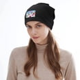 thumbnail image 6 of Super Kitties Winter Beanie Hats for Men Women, Warm Cozy Knitted Cuffed Skull Cap, 6 of 8